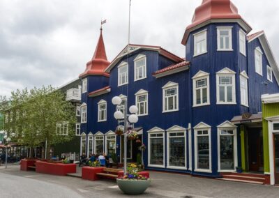 Colourful house in Iceland