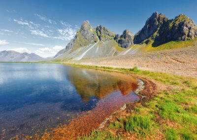 This photo was taken from Djupivogur and Hofn. The east coast of Iceland is really beautiful and less touristy than other parts.