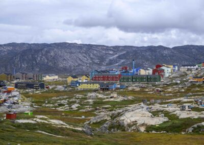 View of the town of Ilulissat
