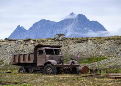 Old truck in WW2 Airbase in Greenland
