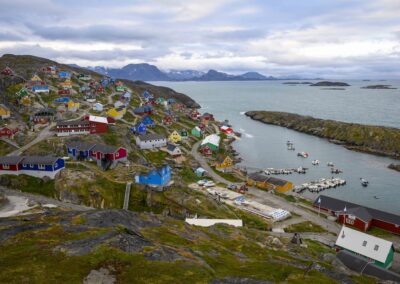 View of Kangaamiut from above