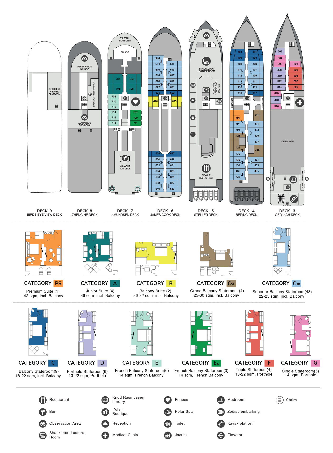 Seaventure Deck Plan