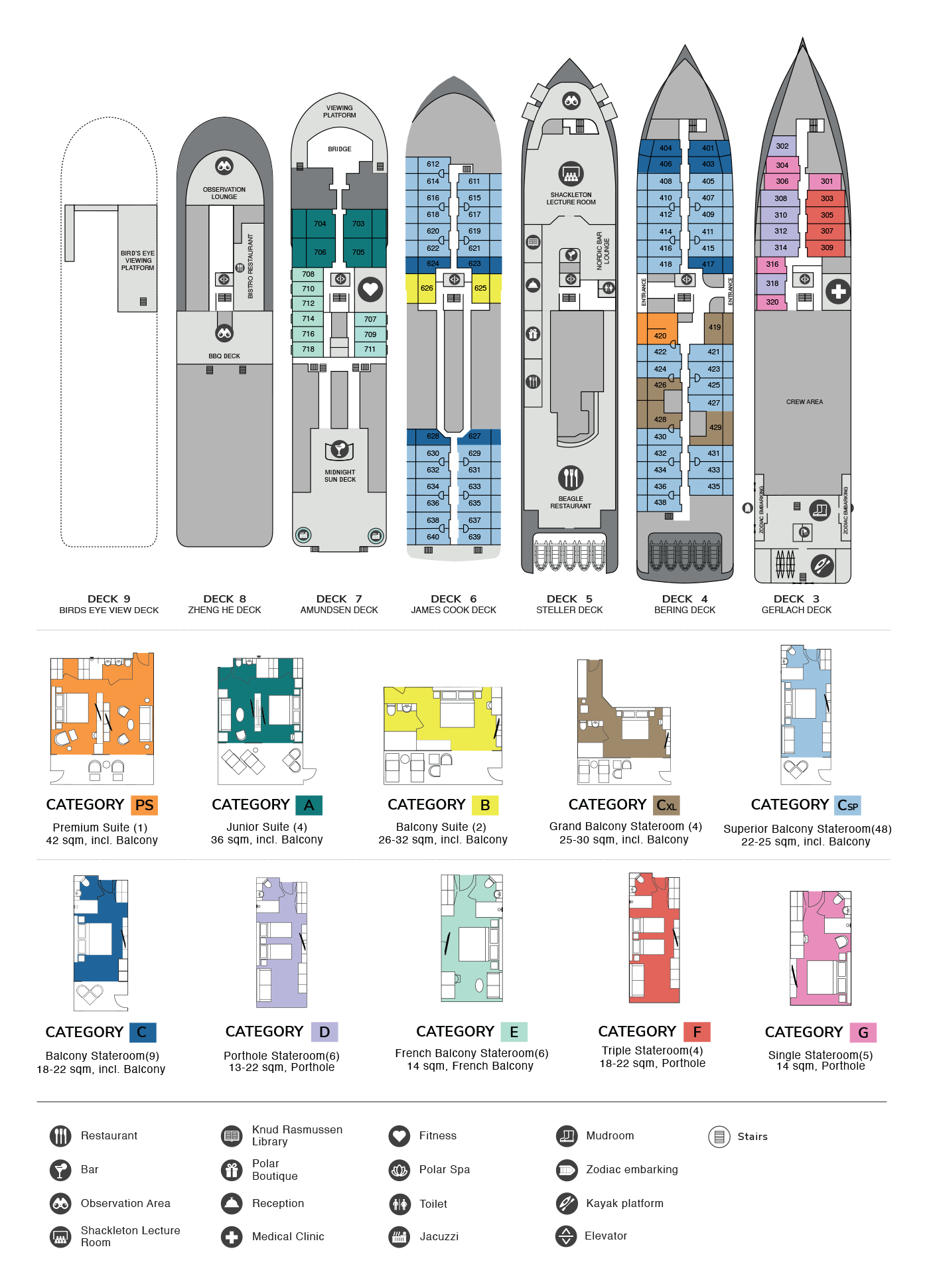 Seaventure Deck Plan